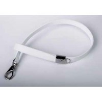 Guinzaglio di Ecopelle Nappa Bianco