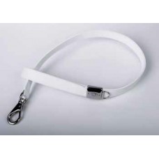 Guinzaglio di Ecopelle Nappa Bianco